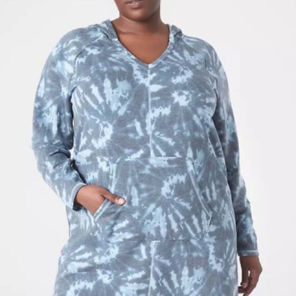 Lane Bryant LIVI CozySoft V-Neck Hooded Dress - Picture 6 of 10